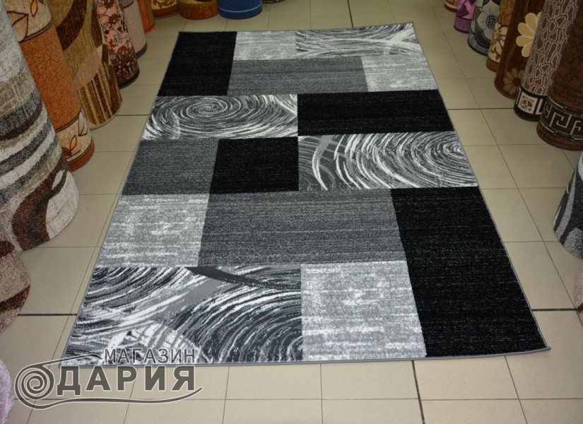 Тъкан персийски килим Blue stones 5694_grey